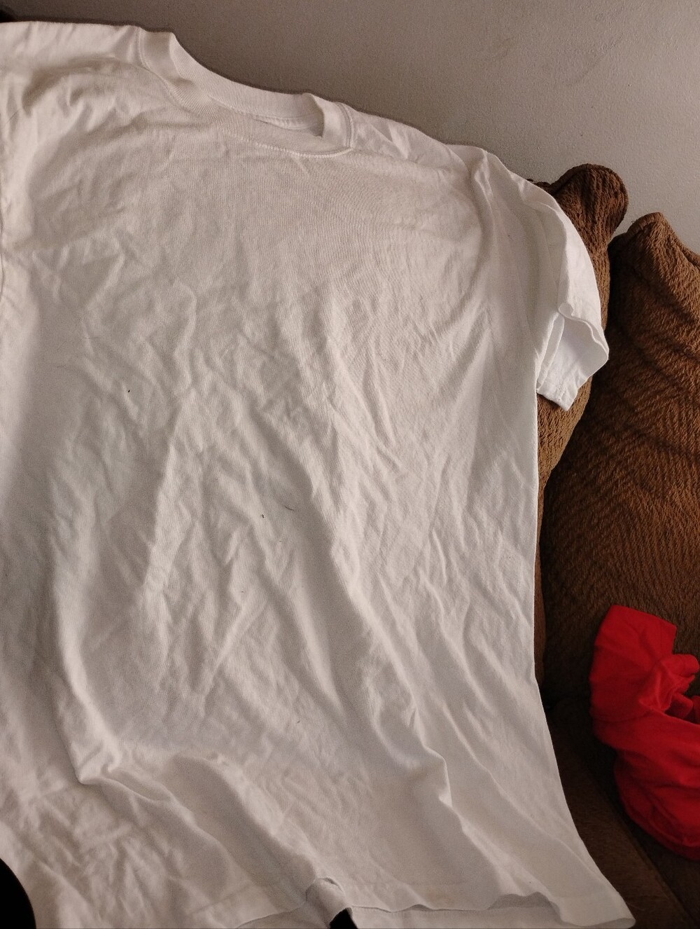 Kirkland Signature White Short Sleeve Crew Neck T-Shirt